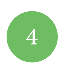 green circle icon with number 4 clip art