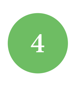 green circle icon with number 4 clip art