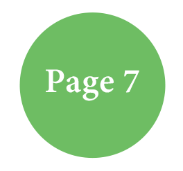 green circle icon with page 7 clip art