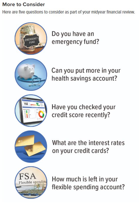 mid year financial review chart